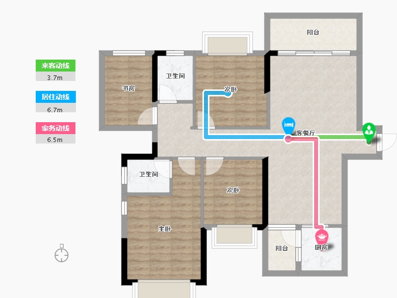 广西壮族自治区-南宁市-建工城-97.20-户型库-动静线