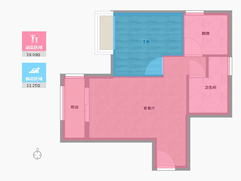 山东省-青岛市-大都汇玺元-45.00-户型库-动静分区