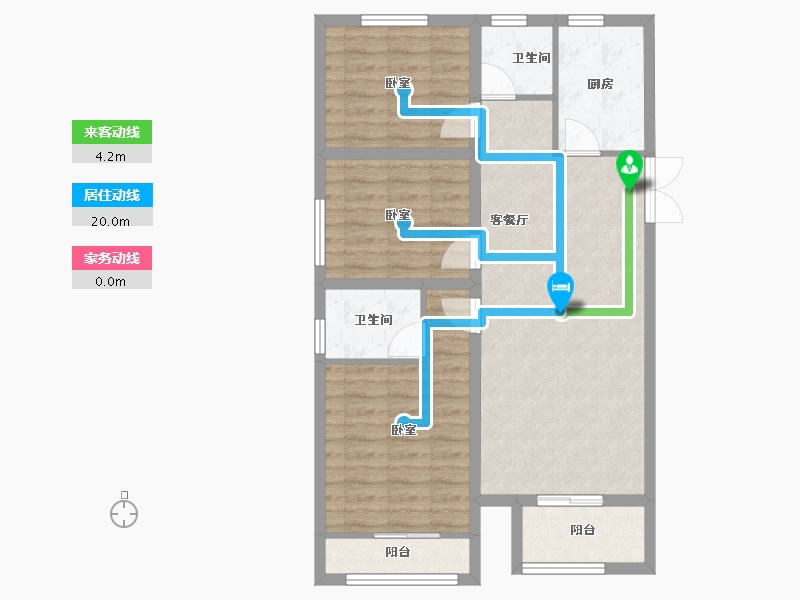 甘肃省-兰州市-西固人家御园-81.17-户型库-动静线