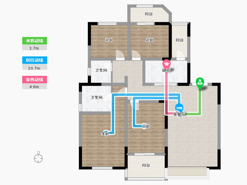 河南省-开封市-西城华府-131.20-户型库-动静线