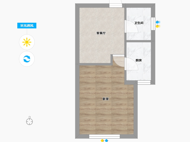 甘肃省-兰州市-璀璨时代(二期)-29.72-户型库-采光通风