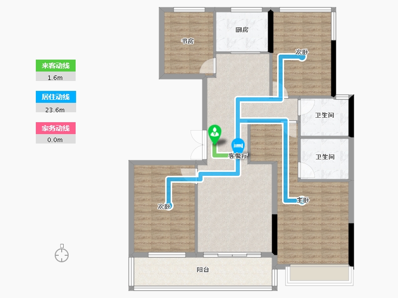 浙江省-杭州市-佳源湘湖印象-117.11-户型库-动静线