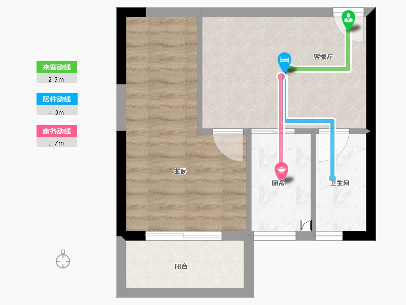 广西壮族自治区-南宁市-四季绿洲-38.26-户型库-动静线