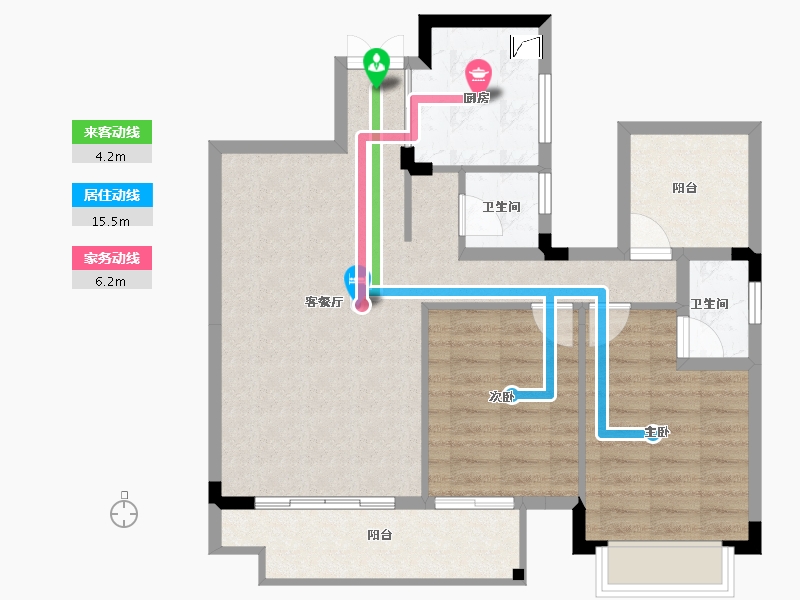 广西壮族自治区-南宁市-中鼎公园首府-78.16-户型库-动静线