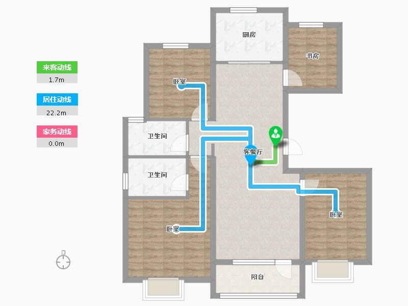 山东省-青岛市-海尔产城创翡翠公园-102.40-户型库-动静线