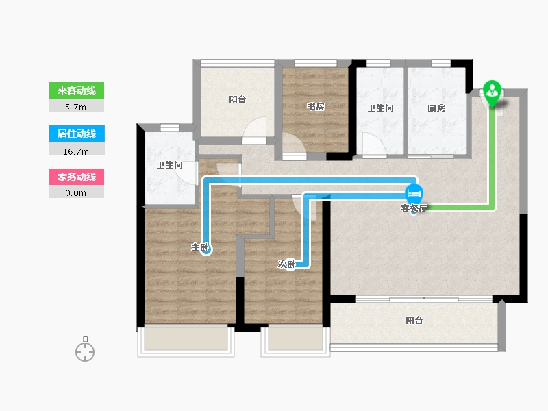 广东省-惠州市-旭辉兴能静安府-93.91-户型库-动静线