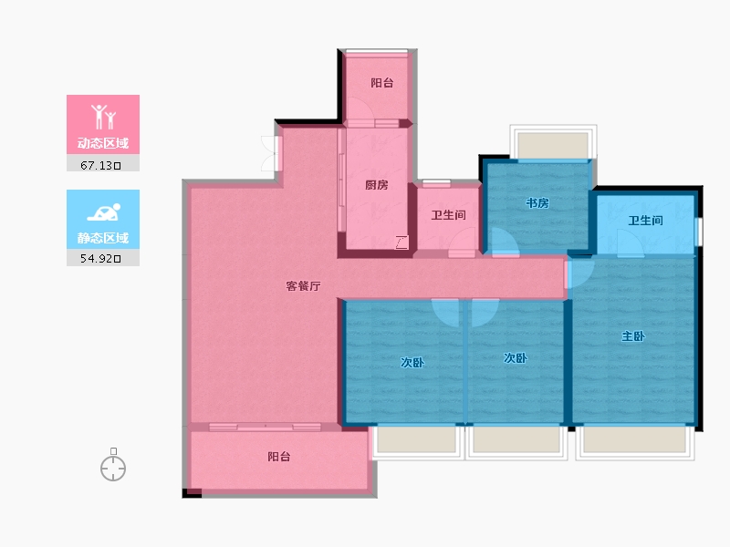 四川省-成都市-远大中央公园-109.19-户型库-动静分区