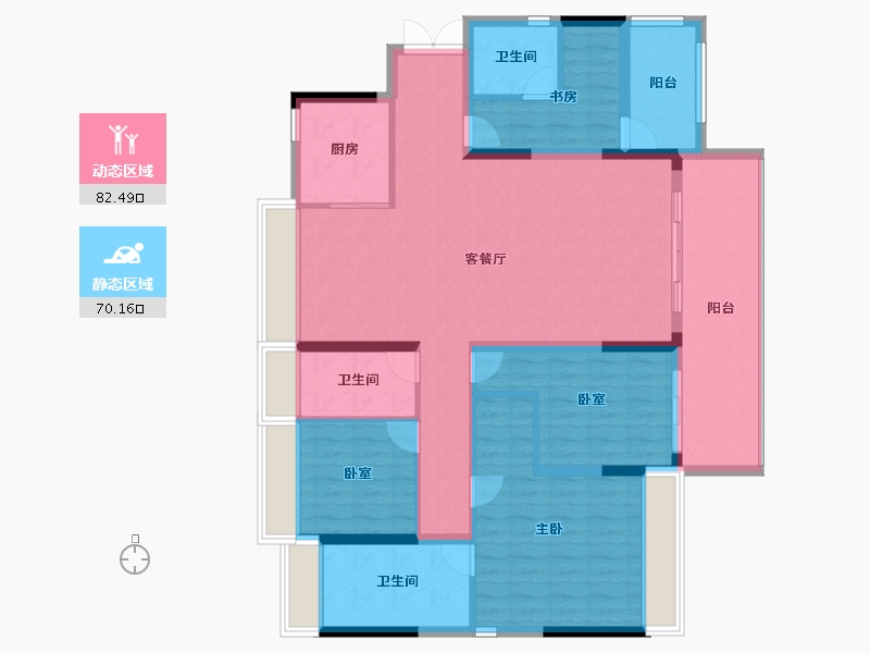 广东省-惠州市-嘉旺城-138.31-户型库-动静分区