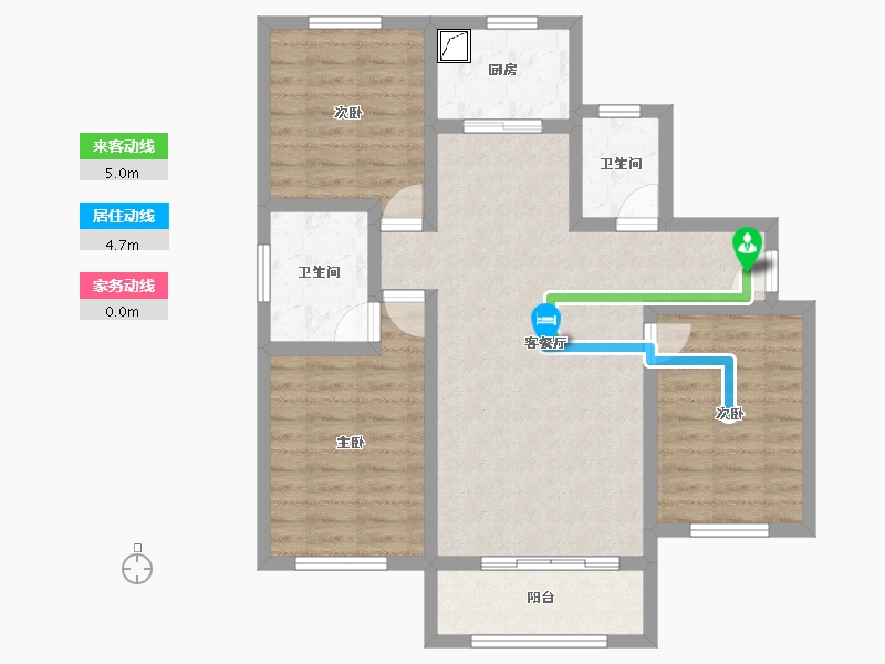 河北省-邢台市-开元悦城-116.00-户型库-动静线