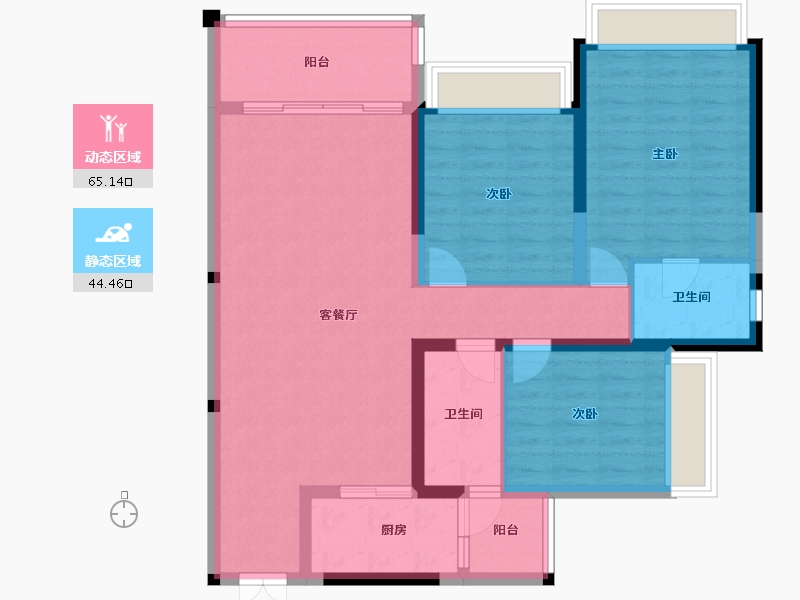 四川省-成都市-远大中央公园-98.22-户型库-动静分区