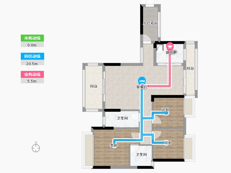 湖南省-永州市-御澜府-120.16-户型库-动静线