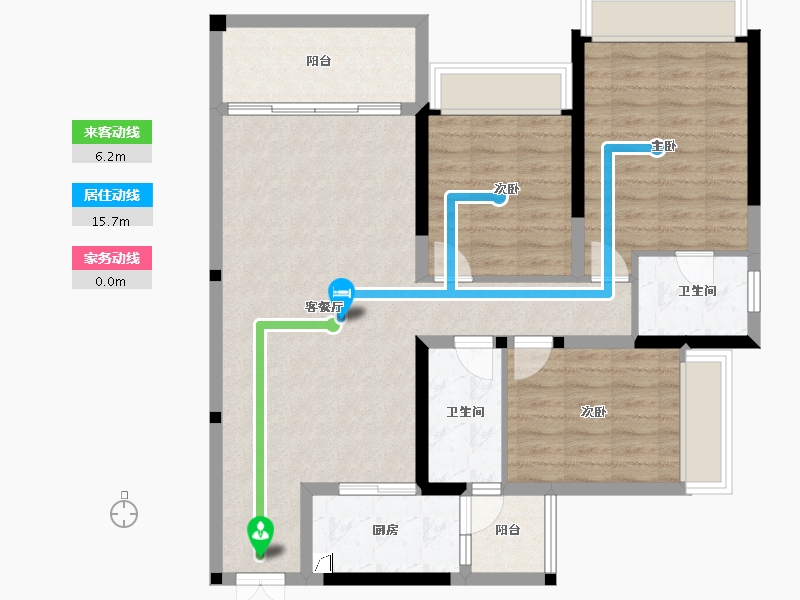 四川省-成都市-远大中央公园-96.78-户型库-动静线