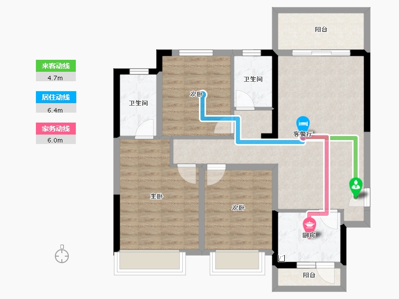 四川省-成都市-德商天骄城学府-87.09-户型库-动静线