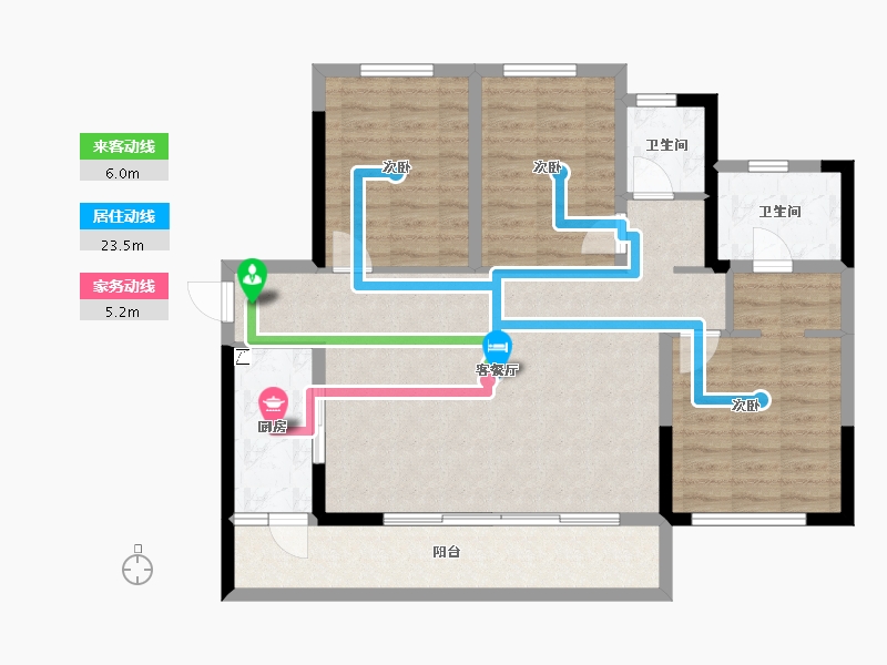 四川省-成都市-德商天骄城学府-97.63-户型库-动静线