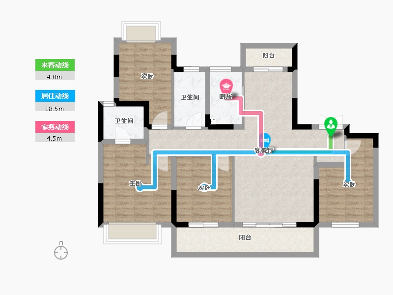 四川省-成都市-德商天骄城学府-100.14-户型库-动静线