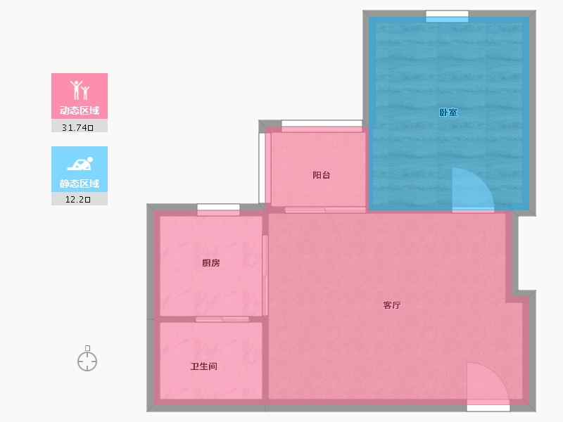 广东省-广州市-远锋大厦-39.71-户型库-动静分区