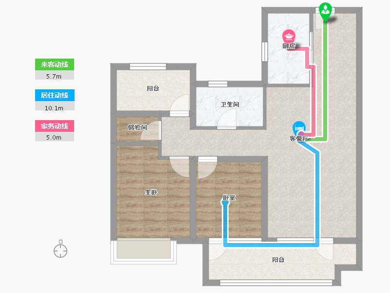 山东省-青岛市-国际海洋智区云颂-77.00-户型库-动静线