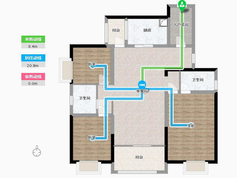 广东省-韶关市-新城之光-111.75-户型库-动静线