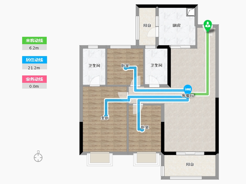 江苏省-徐州市-徐州潘安湖生态小镇-98.41-户型库-动静线