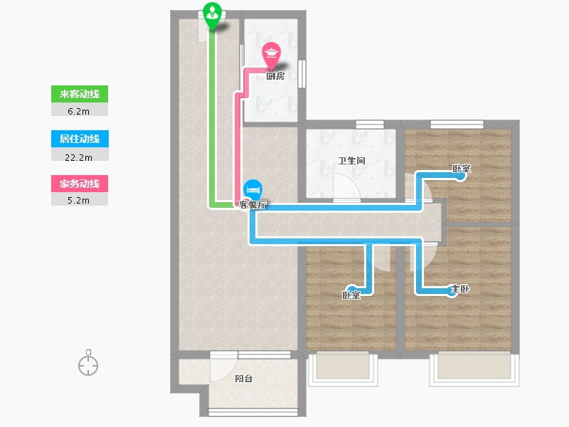 山东省-青岛市-国际海洋智区云颂-80.00-户型库-动静线