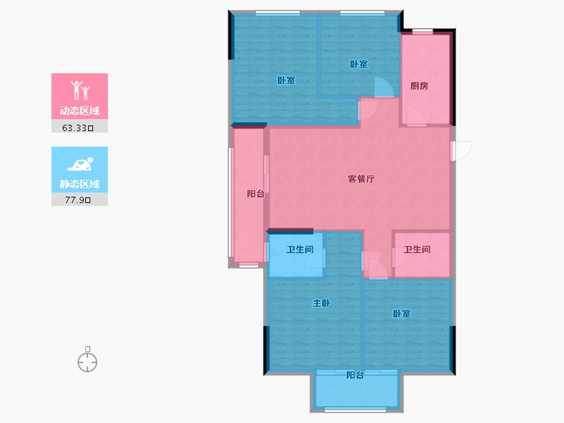 浙江省-温州市-南湖未来社区-129.12-户型库-动静分区