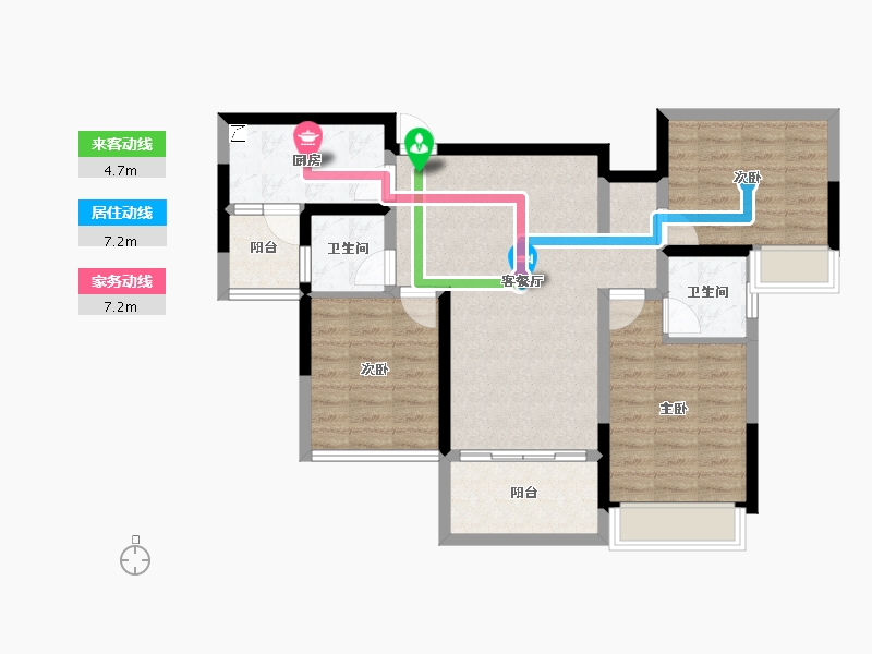 四川省-成都市-融创九天城-81.10-户型库-动静线