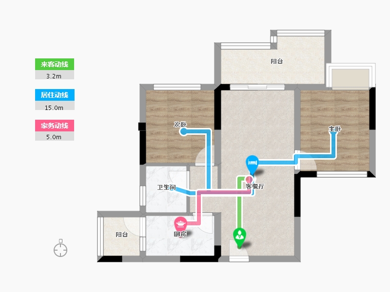 四川省-成都市-环天时代中心-56.86-户型库-动静线