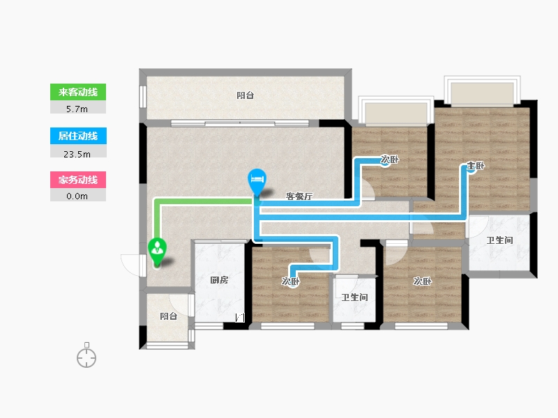 四川省-成都市-润扬观澜鹭岛-97.27-户型库-动静线