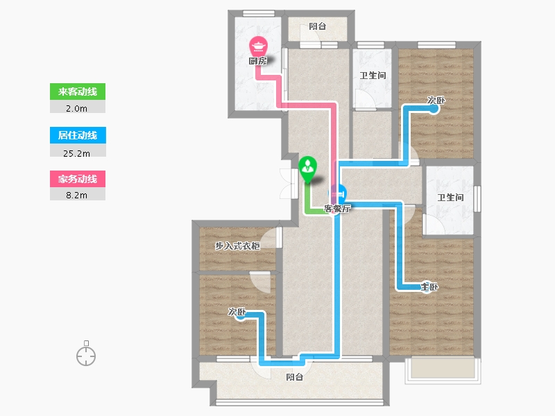 山东省-青岛市-海悦湾-108.80-户型库-动静线