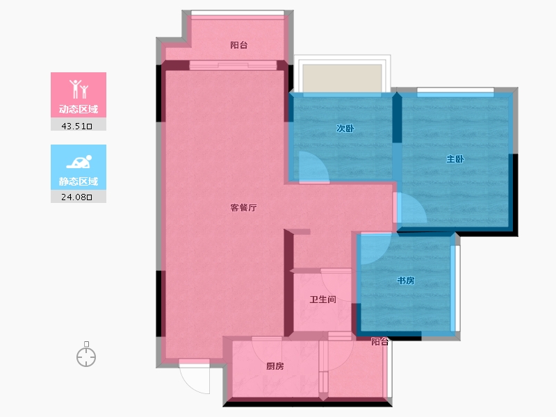 四川省-成都市-环天时代中心-59.01-户型库-动静分区