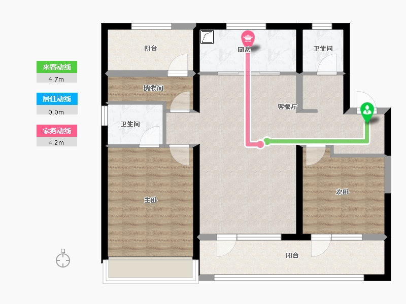 山东省-青岛市-中南智在云辰-93.60-户型库-动静线