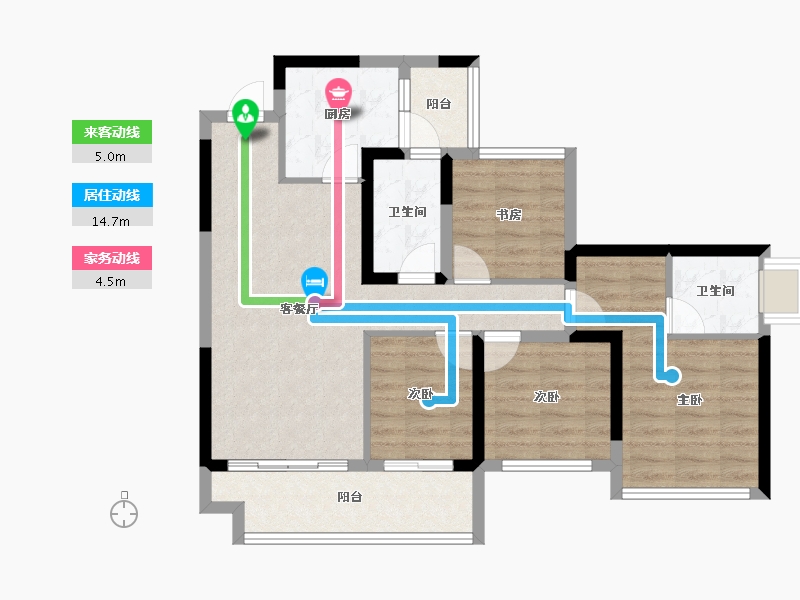 四川省-成都市-环天时代中心-81.60-户型库-动静线