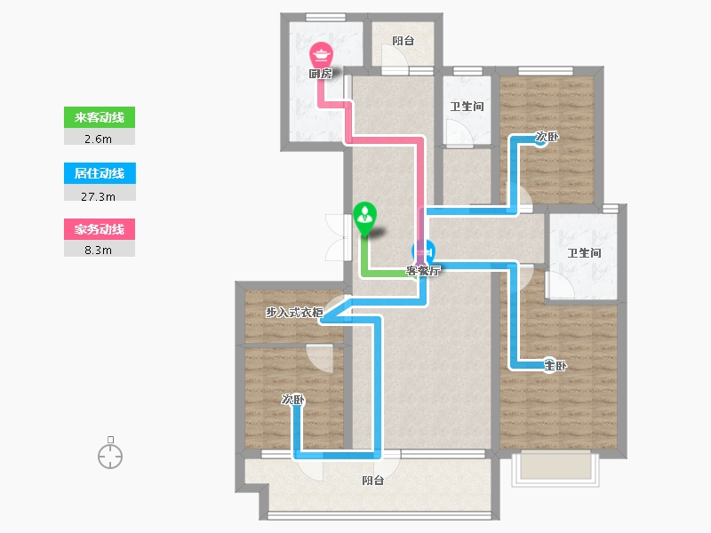 山东省-青岛市-海悦湾-110.40-户型库-动静线