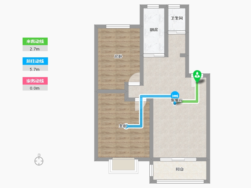 安徽省-合肥市-缤纷南国绮霞居-85.00-户型库-动静线