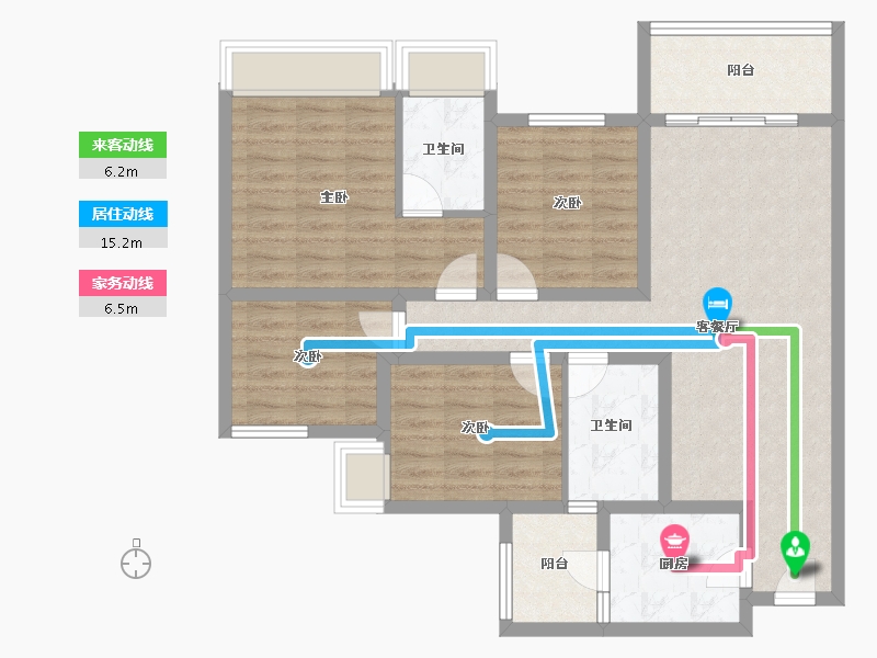 四川省-成都市-朗基和今缘-97.43-户型库-动静线