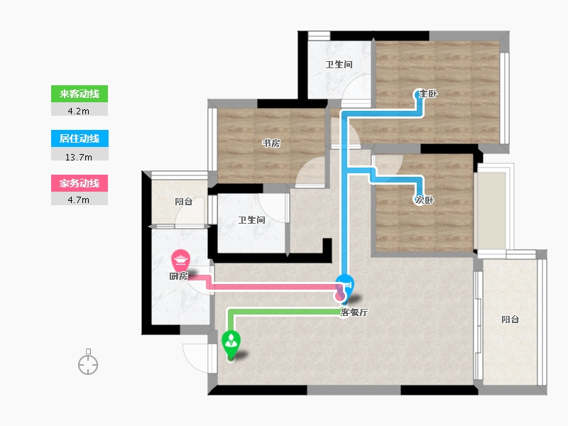 四川省-成都市-环天时代中心-68.51-户型库-动静线