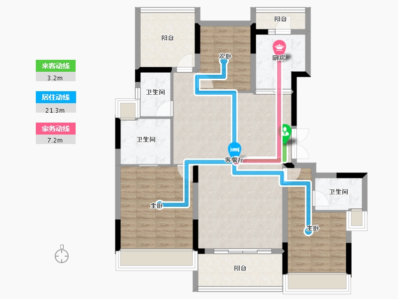 广东省-惠州市-嘉旺城-114.20-户型库-动静线