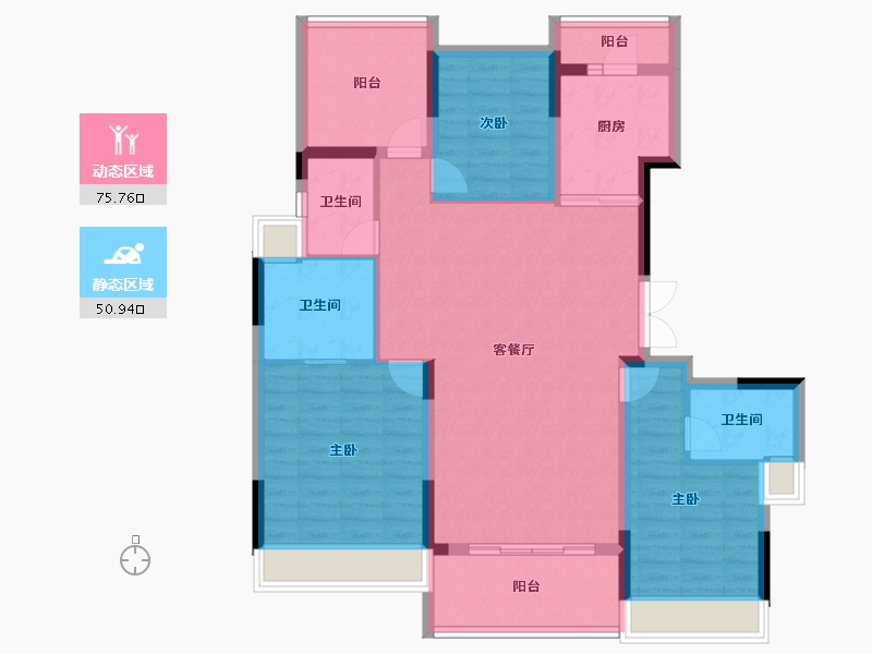 广东省-惠州市-嘉旺城-114.20-户型库-动静分区