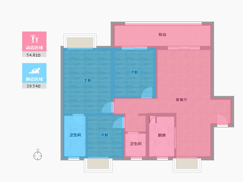 江西省-九江市-新旅-92.00-户型库-动静分区