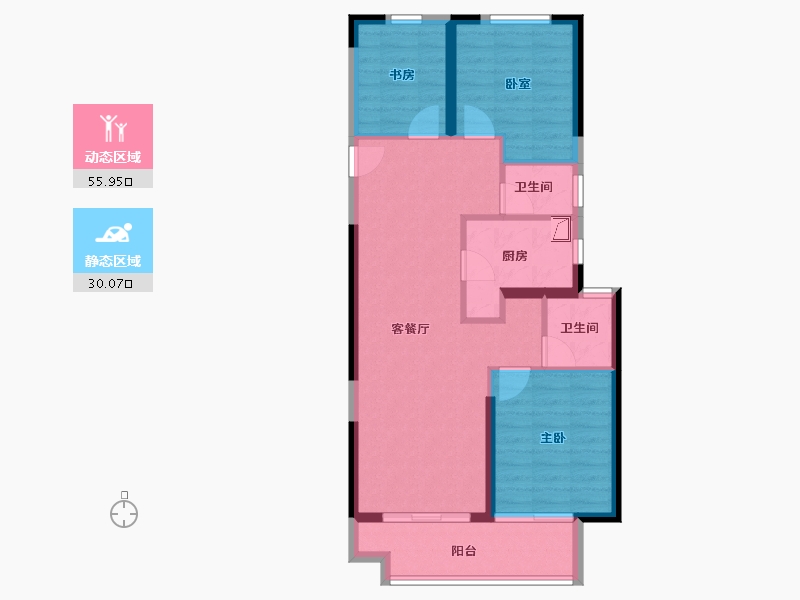 浙江省-宁波市-中昂·祥云府-77.01-户型库-动静分区