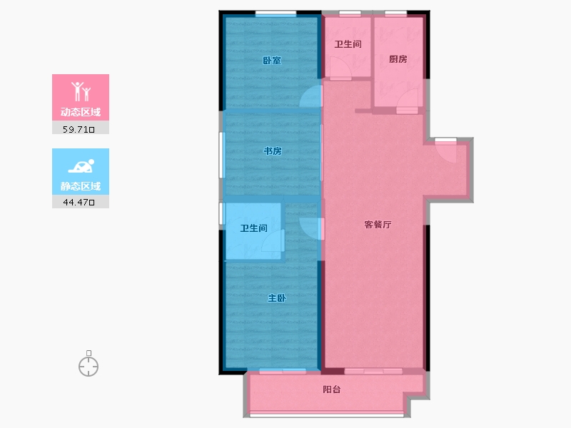 浙江省-宁波市-中昂·祥云府-94.01-户型库-动静分区