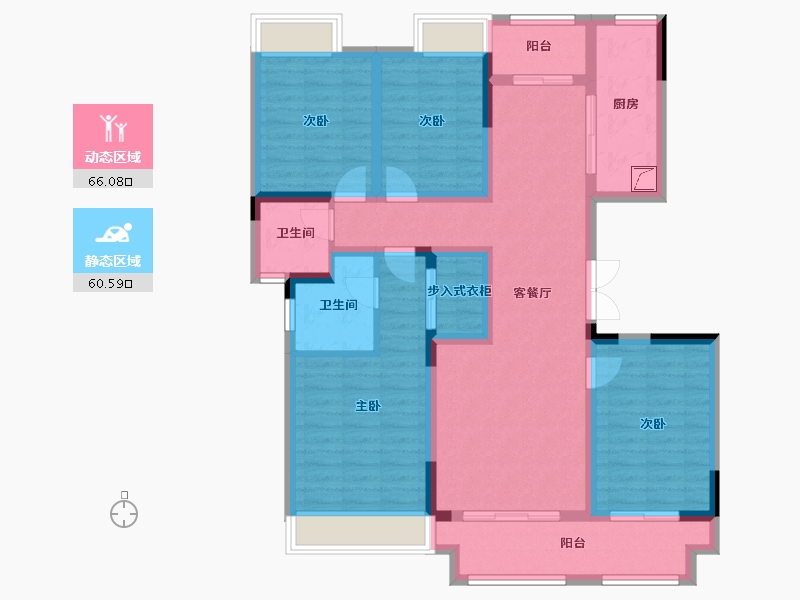 重庆-重庆市-洺悦城-1118.00-户型库-动静分区