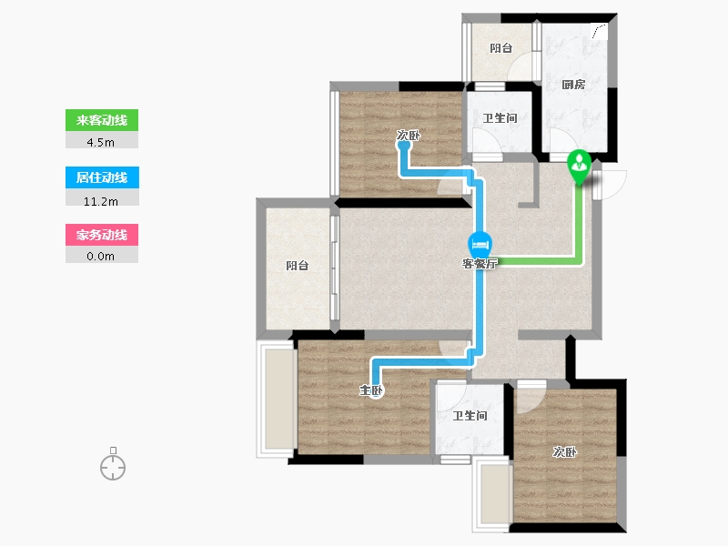 四川省-成都市-融创九天城-81.70-户型库-动静线