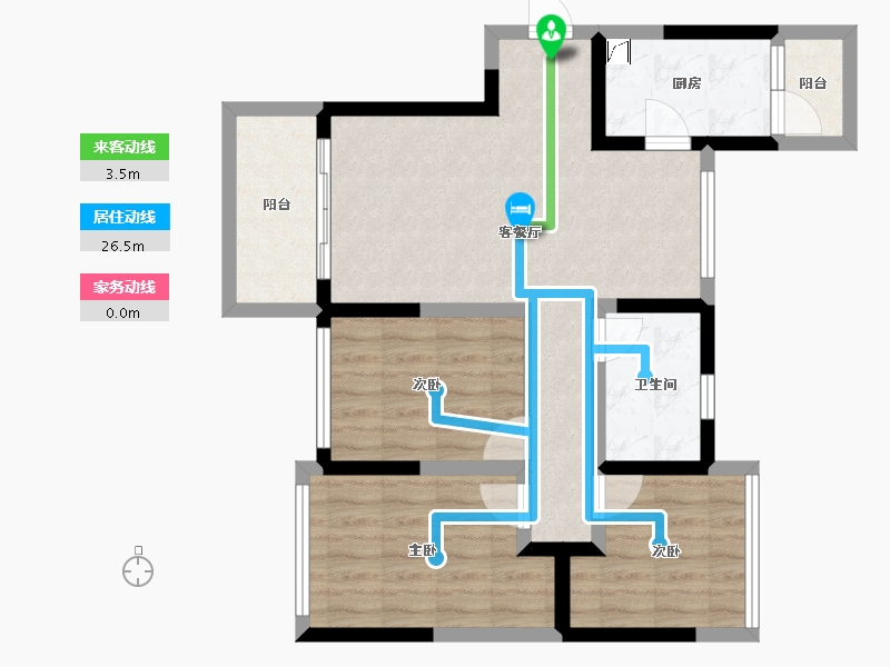 四川省-成都市-融创九天城-73.89-户型库-动静线