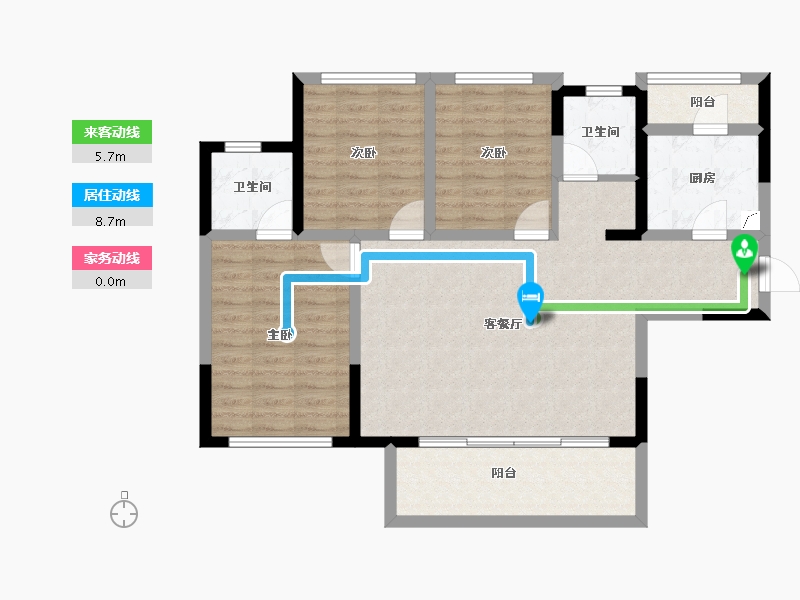 四川省-成都市-融创九天城-91.48-户型库-动静线