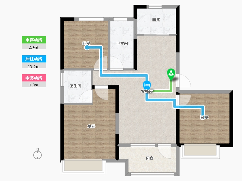 山东省-青岛市-国际海洋智区云颂-94.01-户型库-动静线