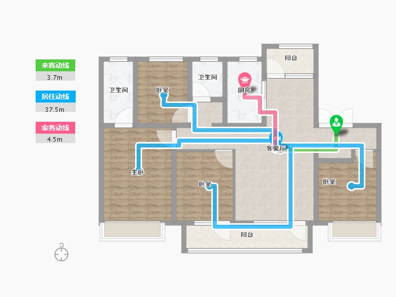 山东省-青岛市-国际海洋智区云颂-114.40-户型库-动静线