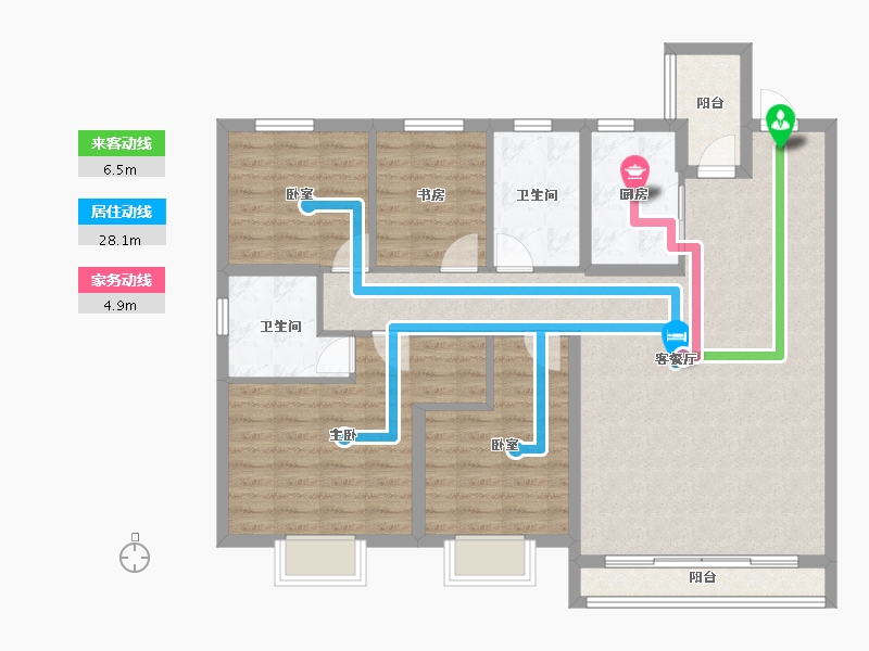 山东省-青岛市-和达上城-112.00-户型库-动静线