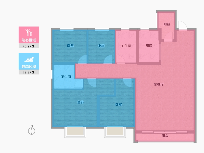 山东省-青岛市-和达上城-112.00-户型库-动静分区