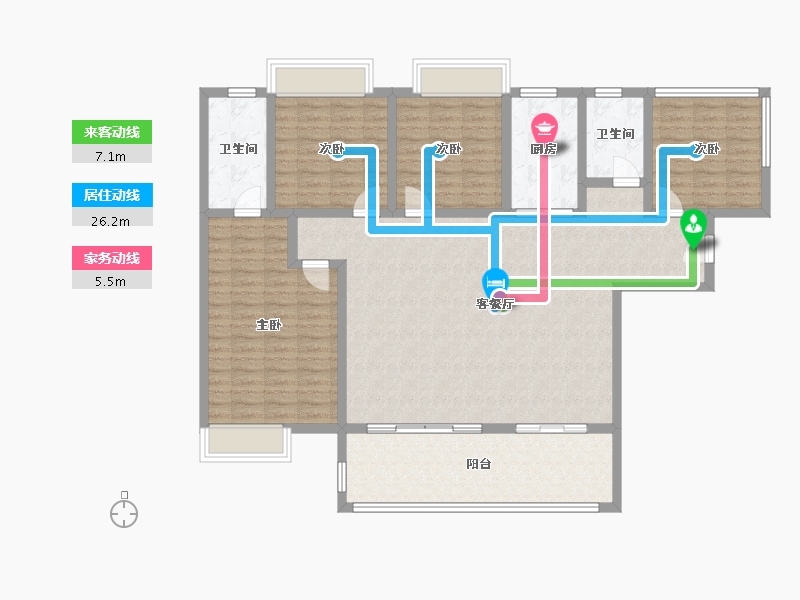 广西壮族自治区-贺州市-贺州彰泰郡-103.31-户型库-动静线